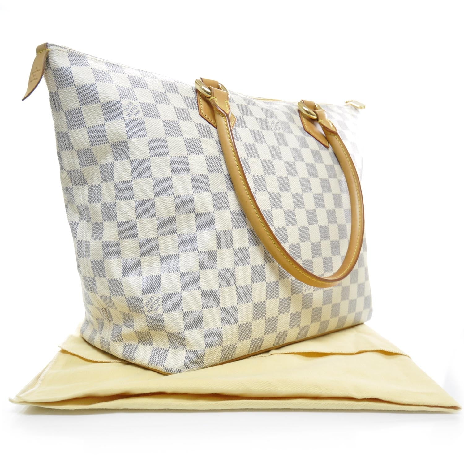 Louis Vuitton Damier Azur Saleya MM 4 of 10
