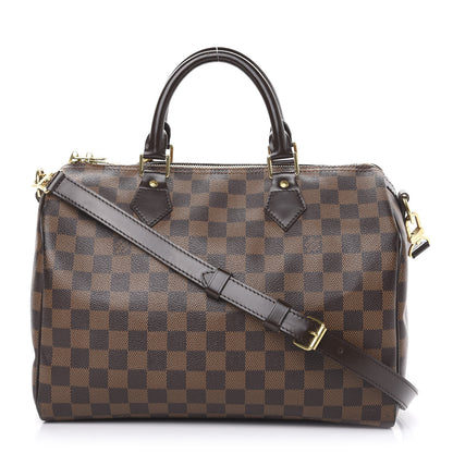 Louis Vuitton Damier Ebene Speedy Bandouliere 30 1 of 16