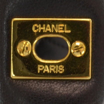 Chanel Lambskin Medium Double Flap Black 9 of 10