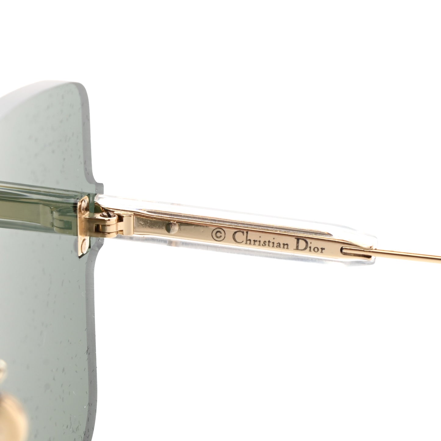 Acetate Color Quake 1 Sunglasses Green Gold