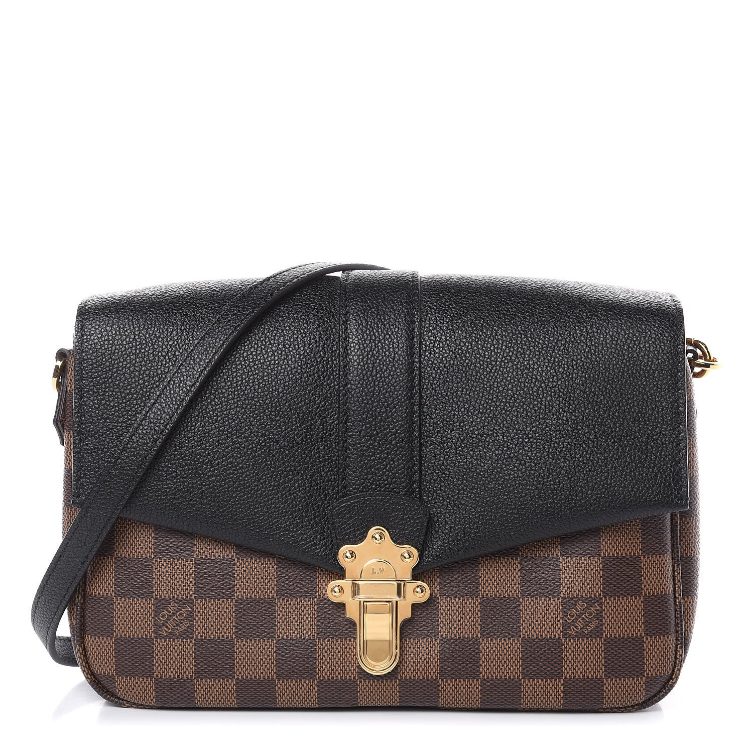 Louis Vuitton Damier Ebene Clapton Black 1 of 9