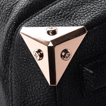 Alexander Wang Pebbled Calfskin Large Emile Black Rose Gold Hardware 14 of 15