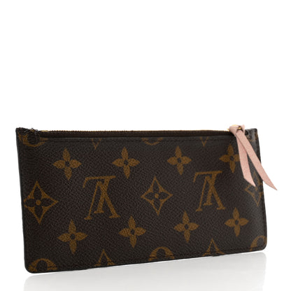Louis Vuitton Monogram Josephine Wallet Zippered Insert Rose Ballerine 3 of 6