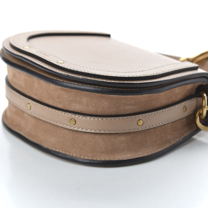 Chloe Calfskin Suede Small Nile Bracelet Bag Biscotti Beige 8 of 11