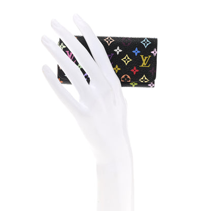 Louis Vuitton Monogram Multicolor Multicles 4 Key Holder Black 2 of 7