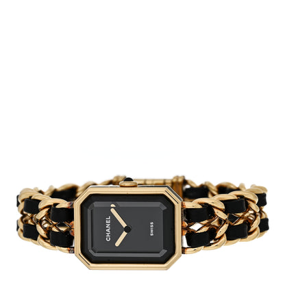Chanel Stainless Steel Lambskin 20mm Chain Premiere Quartz Watch Gold 2 of 5