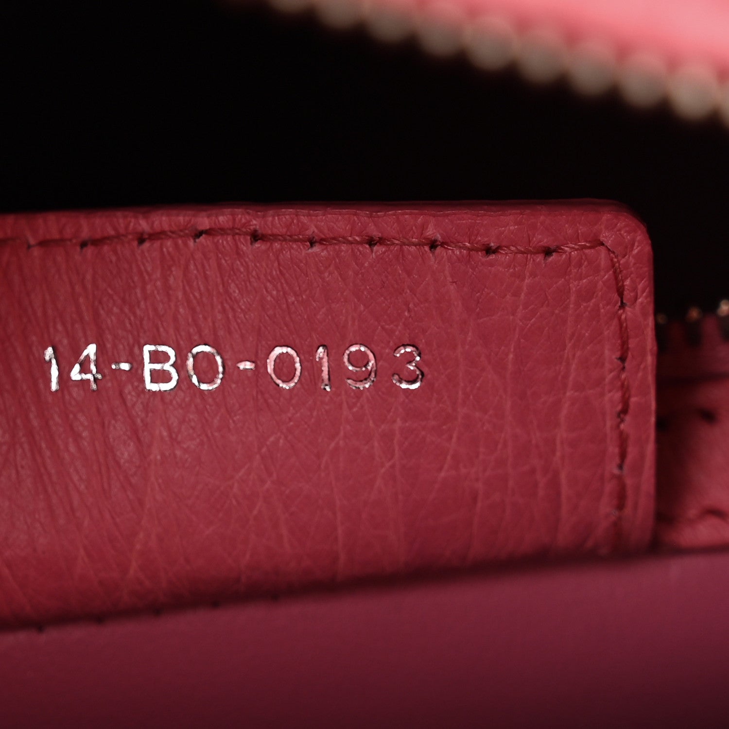 Christian Dior Ostrich Large Lady Dior Pink 7 of 14