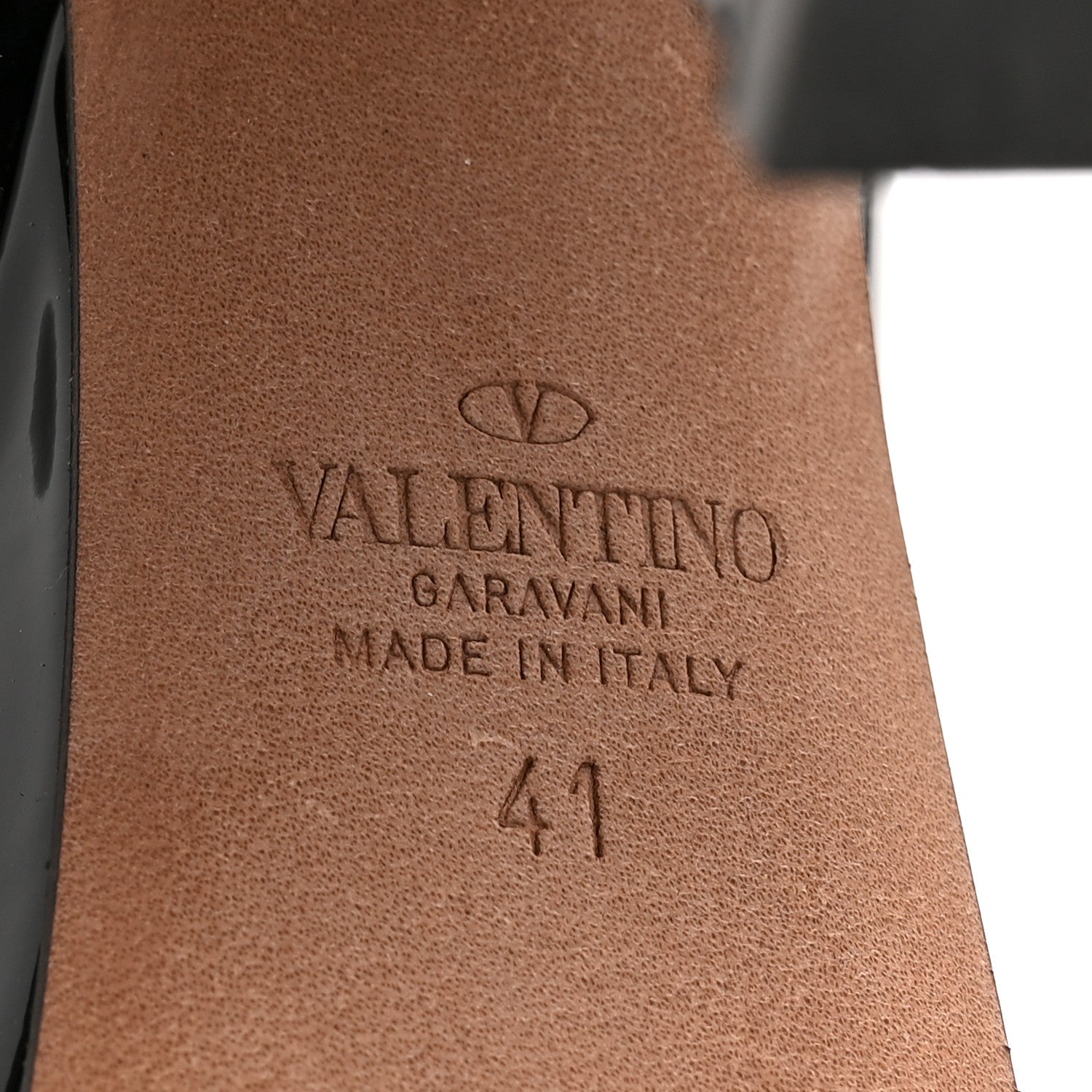 Valentino Garavani Patent Tan-Go 55/155mm Platform Pumps 41 Black 8 of 11