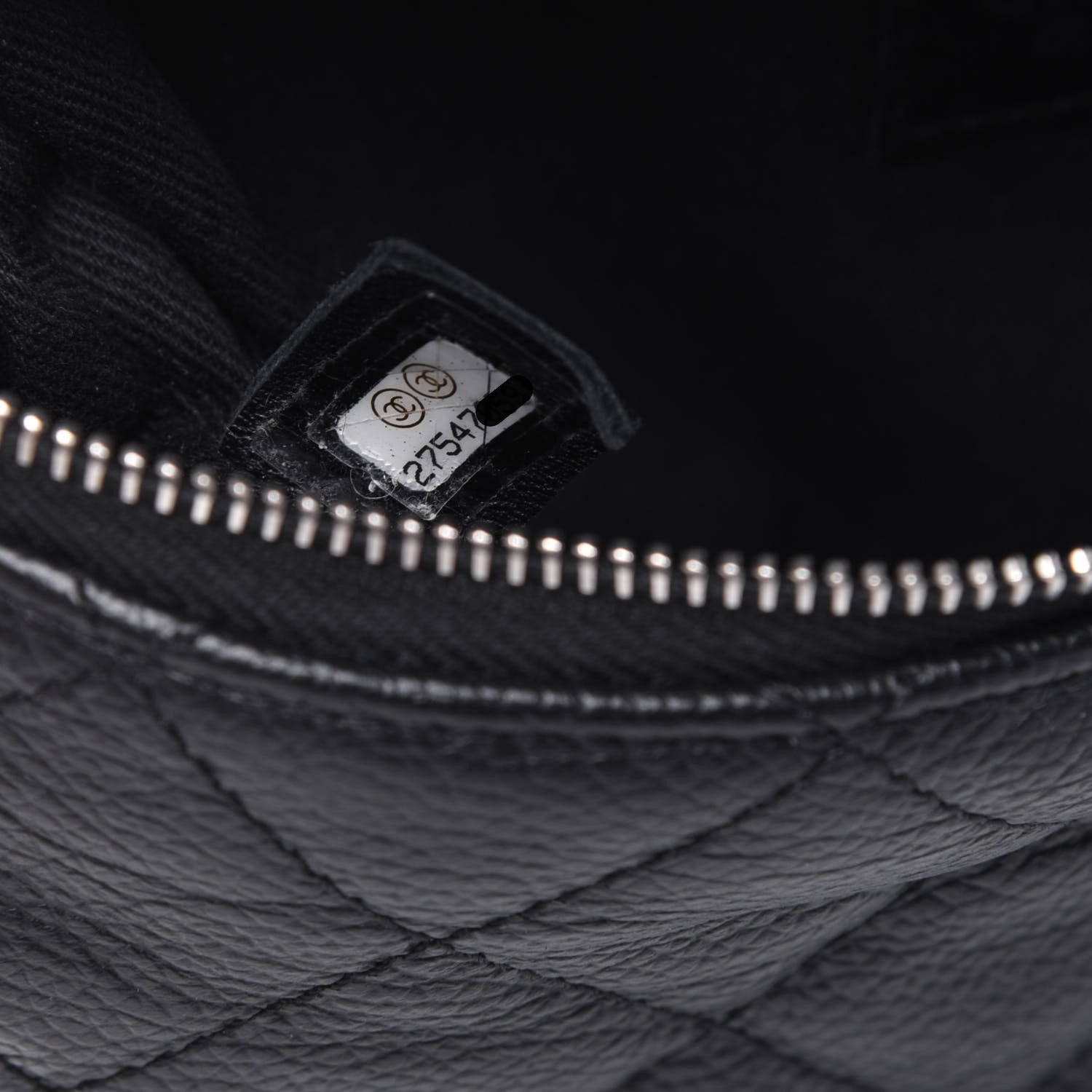 Chanel Grained Calfskin Quilted Waist Belt Bag Black 8 of 11