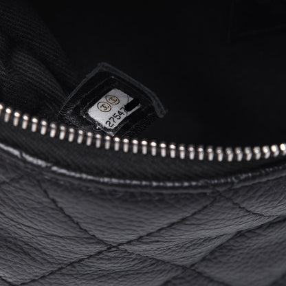 Chanel Grained Calfskin Quilted Waist Belt Bag Black 8 of 11