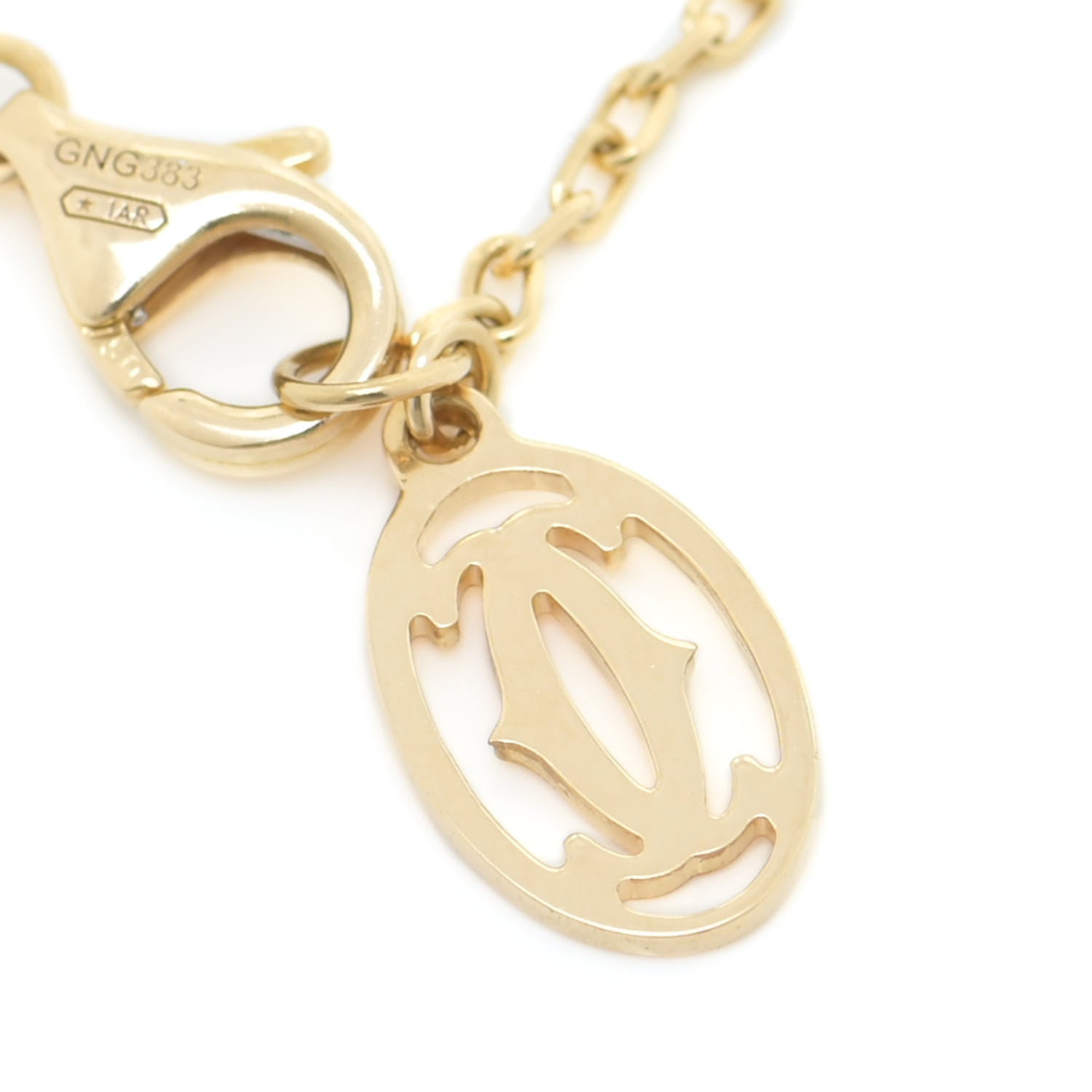 Cartier 18K Yellow Gold Diamond SM D'Amour Bracelet 11 of 12