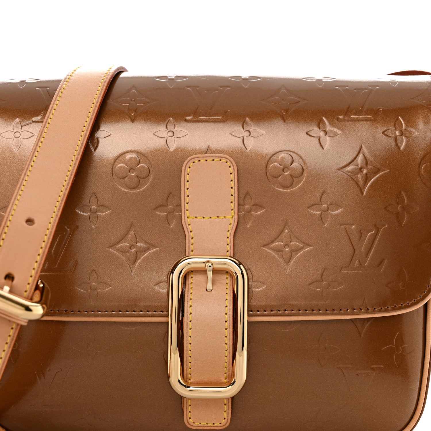 Louis Vuitton Vernis Christie GM Bronze 8 of 10