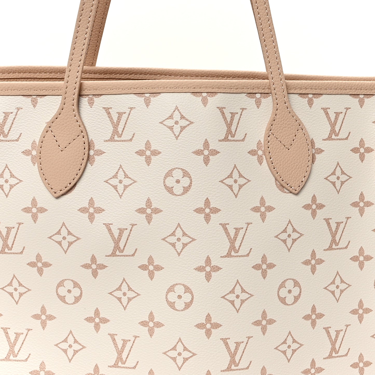 Monogram Inside Out Reversible Neverfull MM Dune Hazelnut