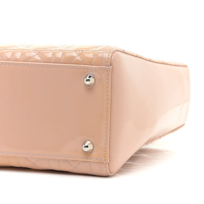 Christian Dior Patent Cannage Large Lady Dior Light Pink 5 of 18