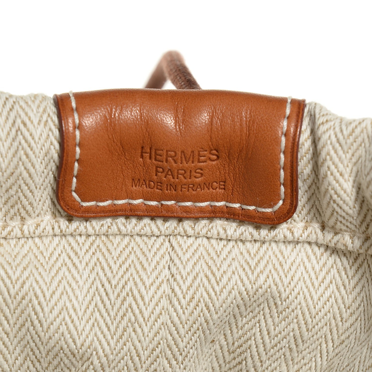 Hermes Canvas Barenia Fourbi 20 PM Pouch Naturel Fauve 9 of 13