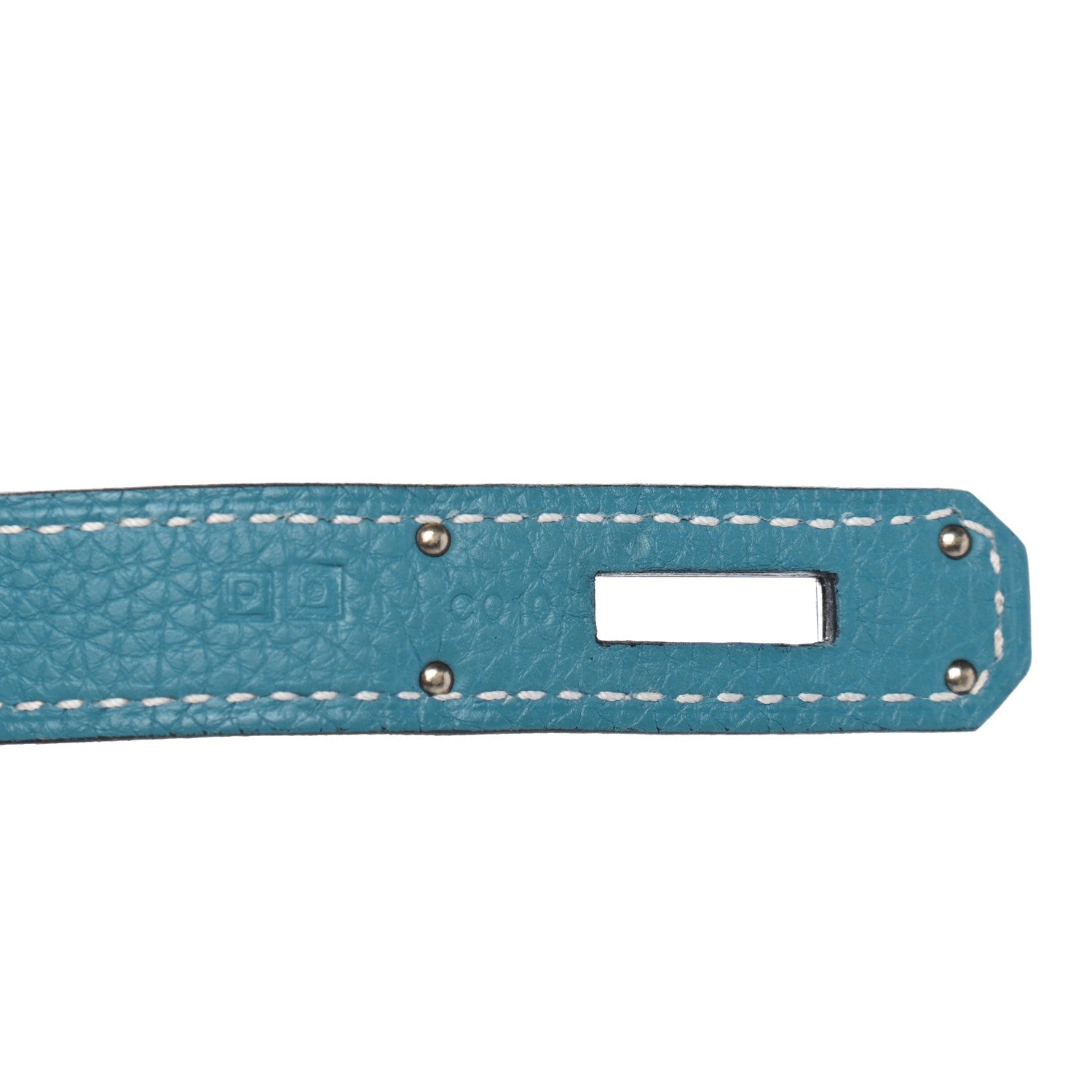 Hermes Togo Kelly Retourne 35 Blue Jean 7 of 10