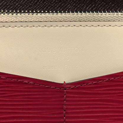 Louis Vuitton Electric Epi Flore Wallet Tri-Color Prune 7 of 7