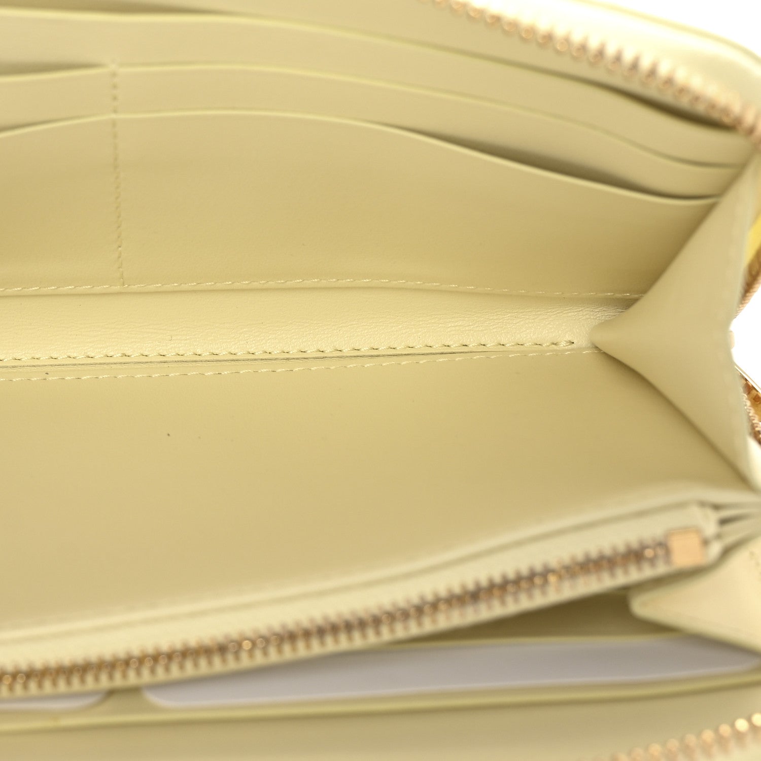 Bottega Veneta Nappa Intrecciato Zip Around Wallet Ice Cream 5 of 7