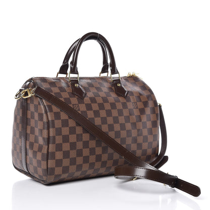 Louis Vuitton Damier Ebene Speedy Bandouliere 30 4 of 9