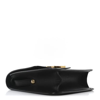 Saint Laurent Smooth Calfskin North South Kaia Satchel Black 4 of 9