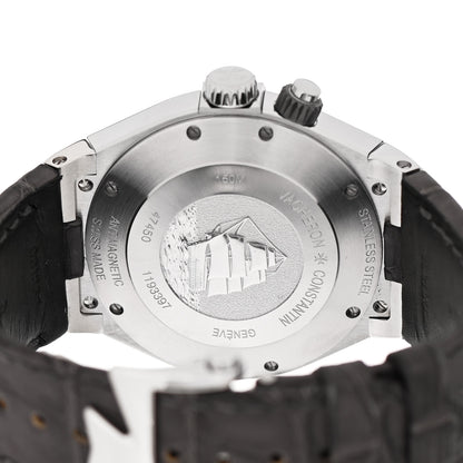 Vacheron Constantin Stainless Steel Alligator 42mm Overseas Dual Time Automatic Watch Grey 47450/000W-9511 4 of 5