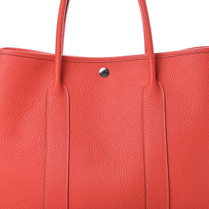 Hermes Vache Country Garden Party 36 MM Rouge Pivoine 7 of 12