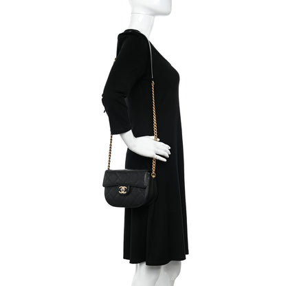 Chanel Caviar Quilted Moon Messenger Black 2 of 11