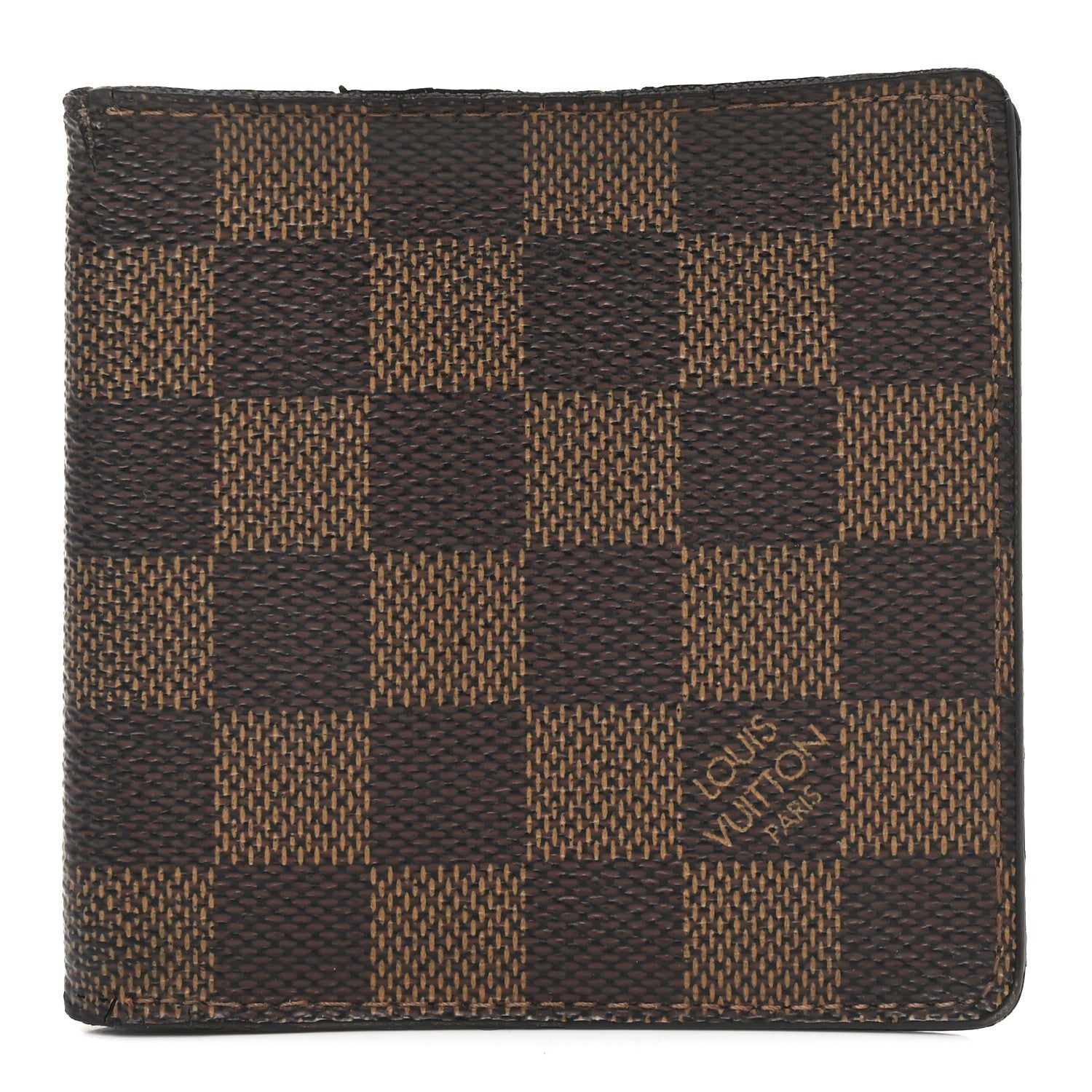 Louis Vuitton Damier Ebene Porte-Billets 6 Card Bi-Fold Wallet 1 of 6