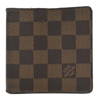 Louis Vuitton Damier Ebene Porte-Billets 6 Card Bi-Fold Wallet 1 of 6