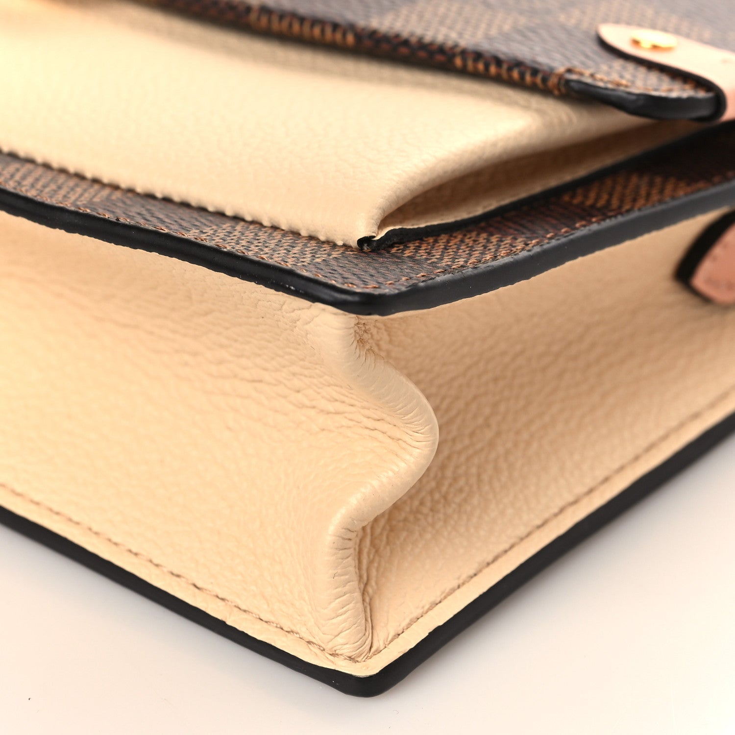 Louis Vuitton Damier Ebene Vavin Chain Wallet Creme 8 of 10