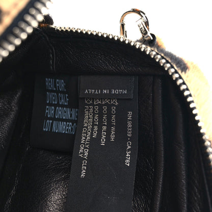 Prada Calf Hair Leopard Print Crossbody Camera Bag Miele Moro 7 of 9