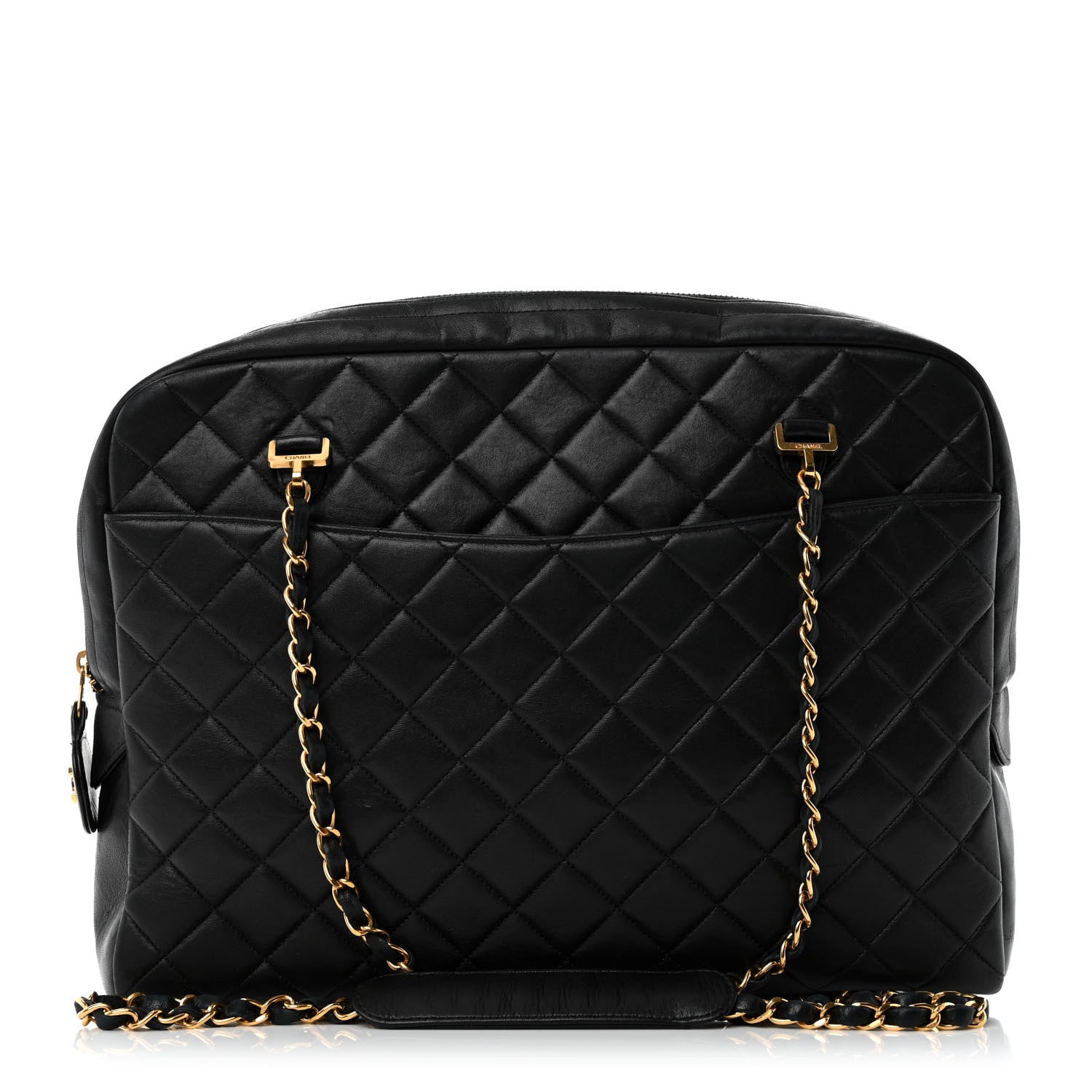 Chanel Lambskin Quilted Shoulder Bag Black 1 of 11