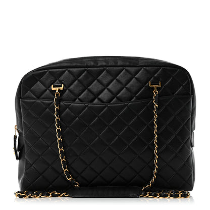Chanel Lambskin Quilted Shoulder Bag Black 1 of 11