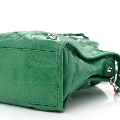 Balenciaga Agneau Classic Silver Hardware S City Magic Green 10 of 13