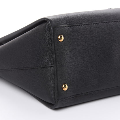 Louis Vuitton Calfskin Lockmeto Black 7 of 8