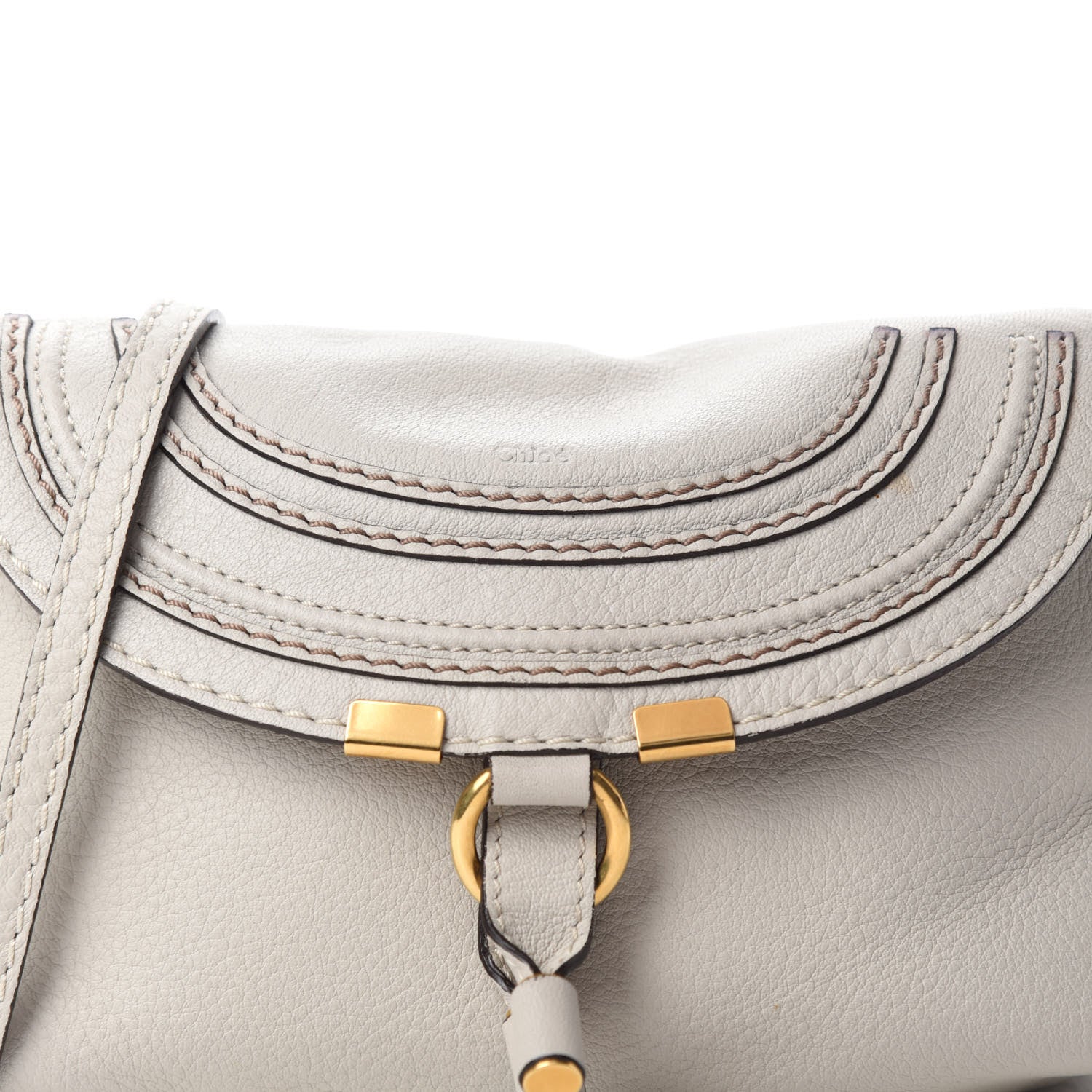 Chloe Calfskin Marcie Pochette Crossbody Bag Off White 12 of 12