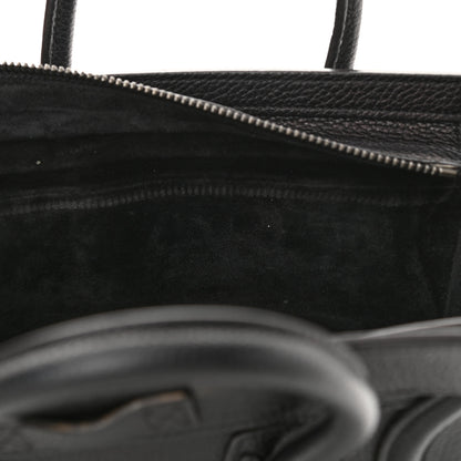 Celine Drummed Calfskin Nano Luggage Black 11 of 14