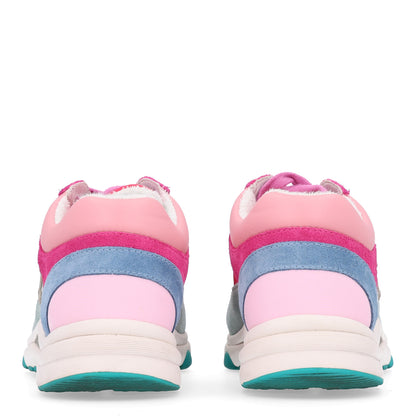 Chanel Nylon Calfskin Suede Womens CC Sneakers 37 Fuchsia Pink 6 of 11