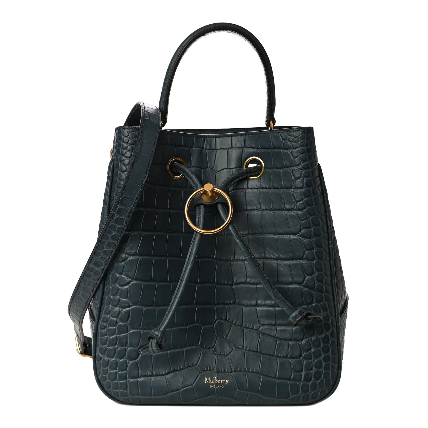 Crocodile Embossed Hampstead Dark Stone