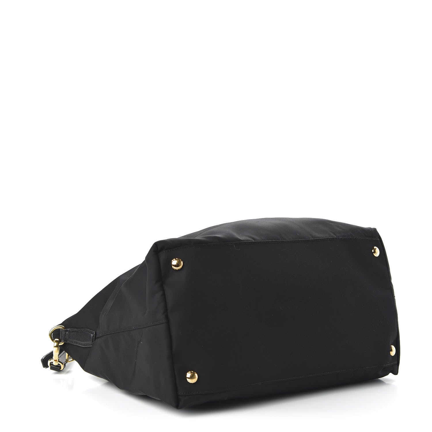 Prada Tessuto Nylon Saffiano Tote Black 4 of 9