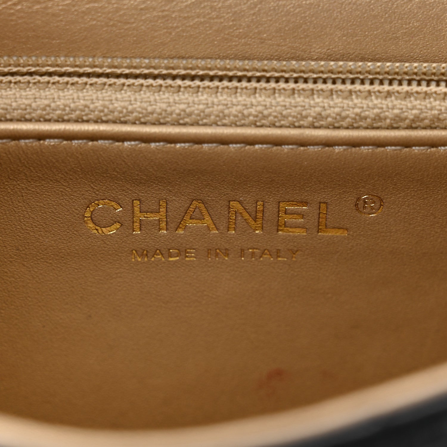 Chanel Goatskin Quilted Logo Small Chic Flap Black 6 of 11
