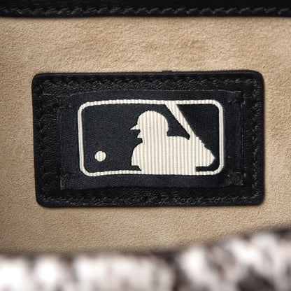 Gucci X MLB GG Supreme Monogram Python NY Yankees Patch Embroidered Small Dionysus Shoulder Bag 9 of 10
