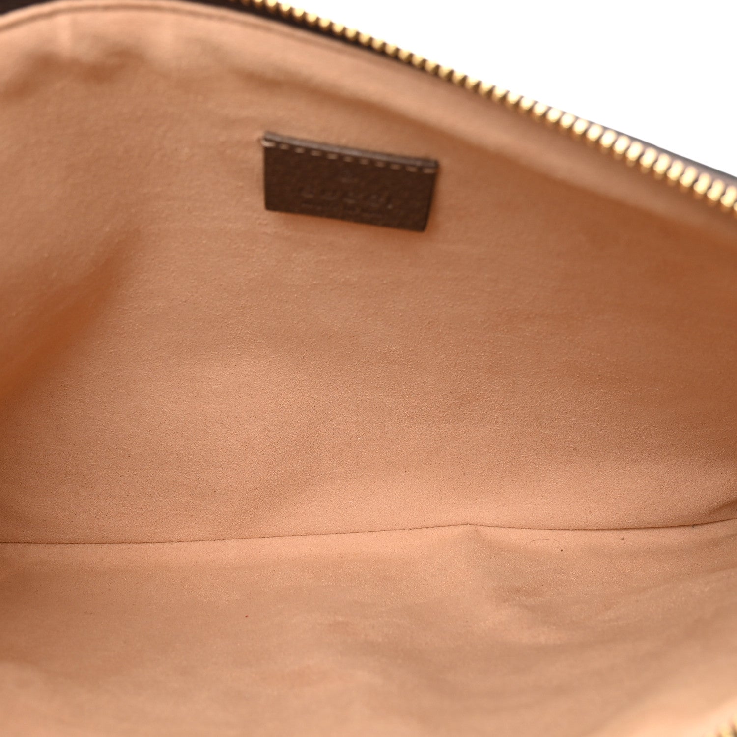 Gucci GG Supreme Monogram Large Ophidia Pouch Clutch Brown 5 of 7