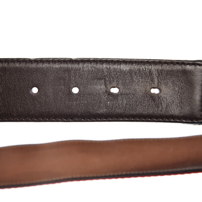 Gucci Canvas Web Interlocking G Belt 90 36 Green Red 10 of 12