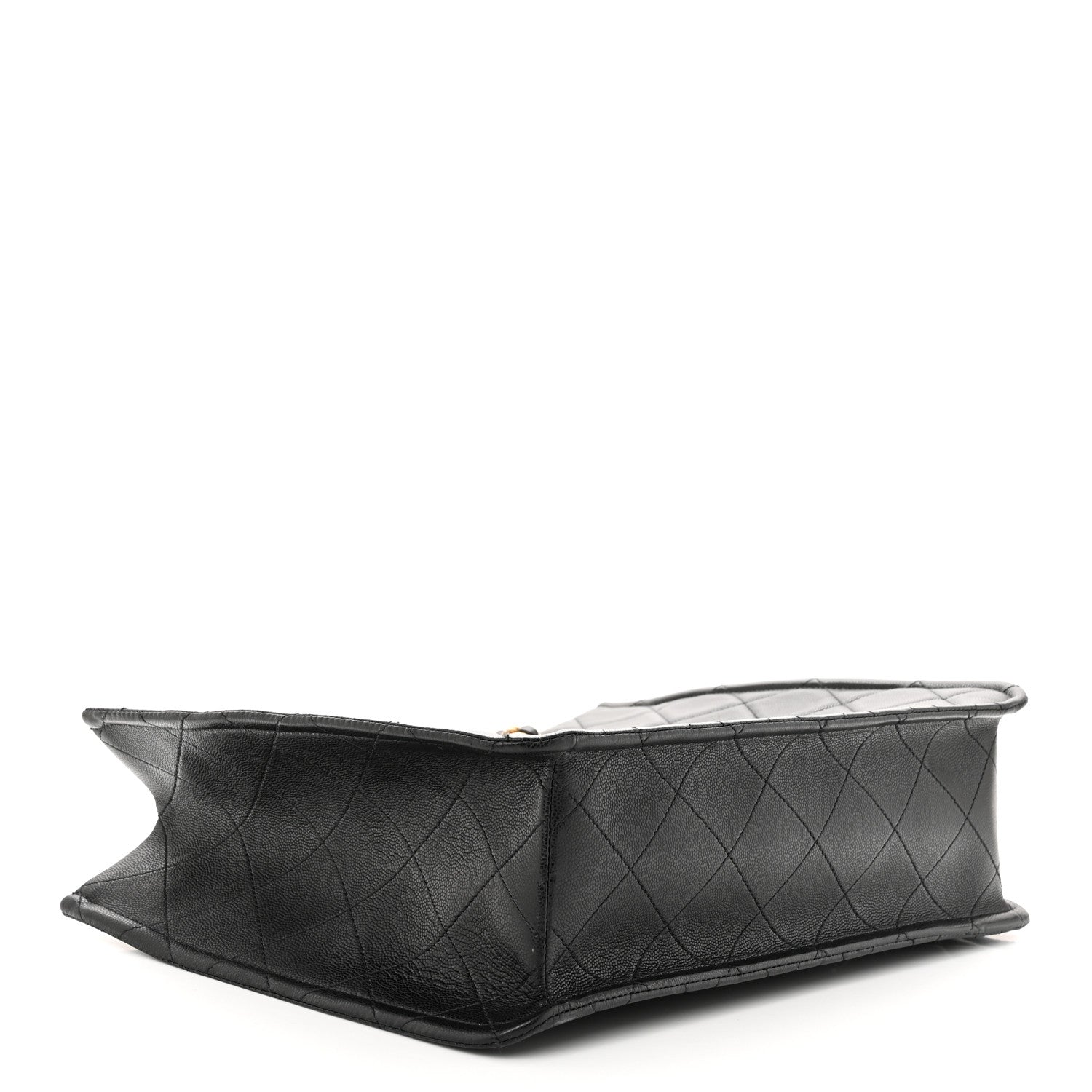 Chanel Caviar Quilted Sweet Classic Shopping Tote Black 4 of 13