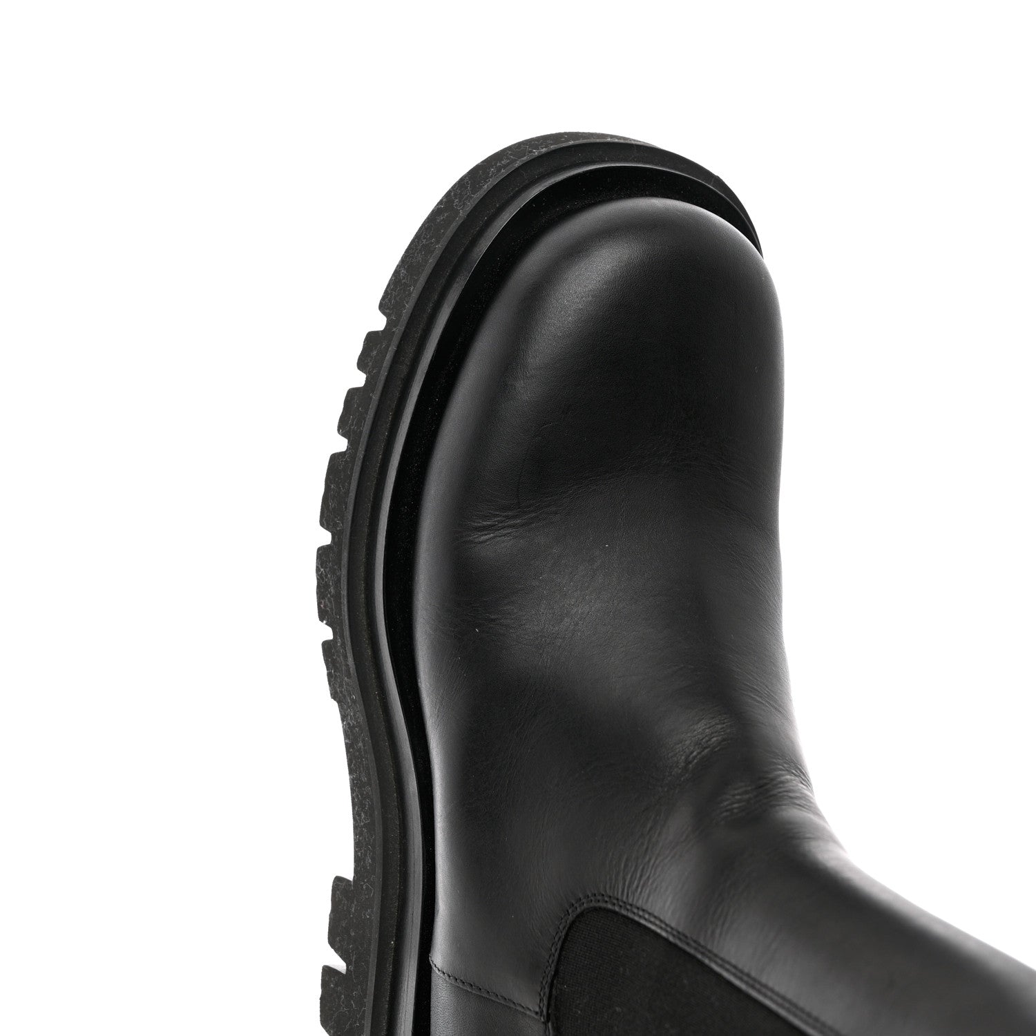 Bottega Veneta Calfskin The Lug Chelsea 55mm Boots 37 Black 13 of 13