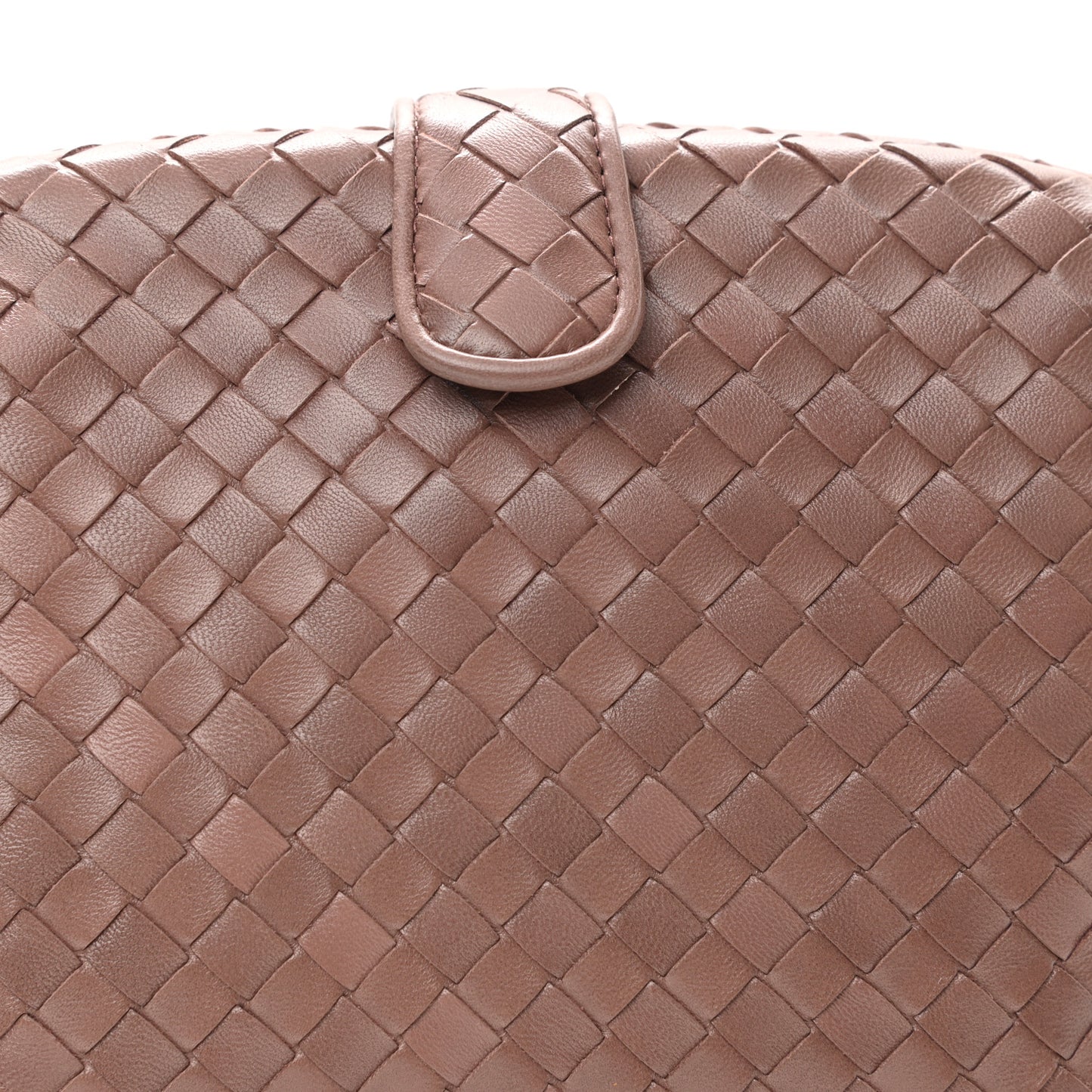 Nappa Intrecciato The Lauren 1980 Clutch Camel