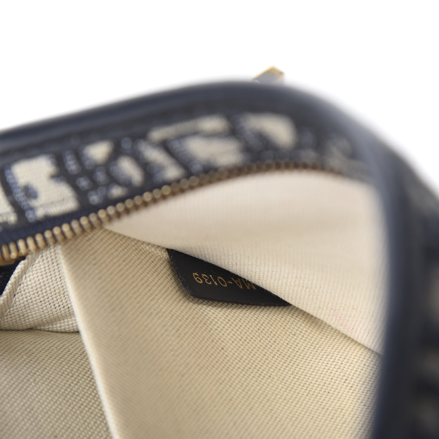 Christian Dior Oblique Diorquake Clutch Blue 17 of 20