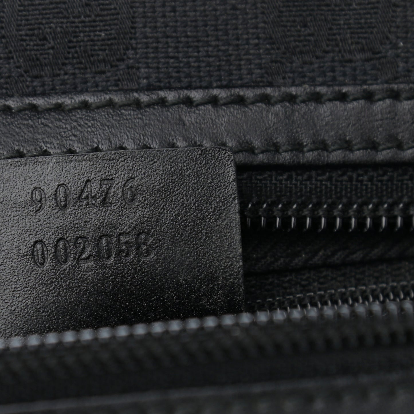 Monogram Flat Messenger Bag Black