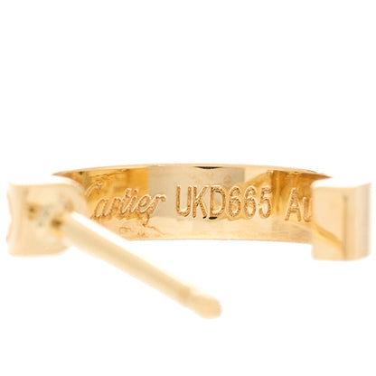 Cartier 18K Yellow Gold Small LOVE Hoop Earrings 6 of 7